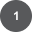 Icon of the number 1 inside a circle
