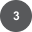 Icon of the number 3 inside a circle
